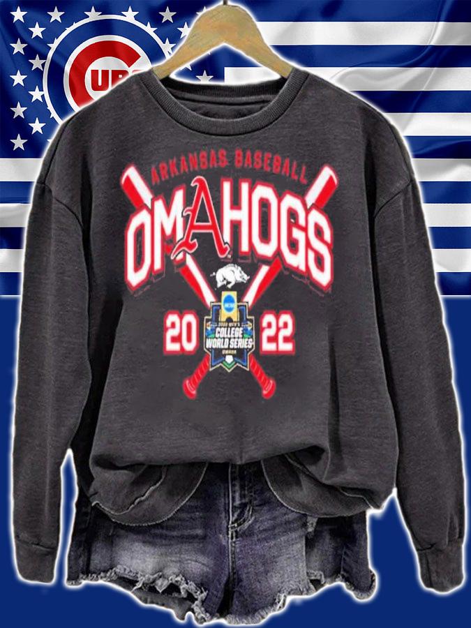 Arkansas Baseball Omahogs Men's College World Series 2022 Shirt t-shirt sweatshirt