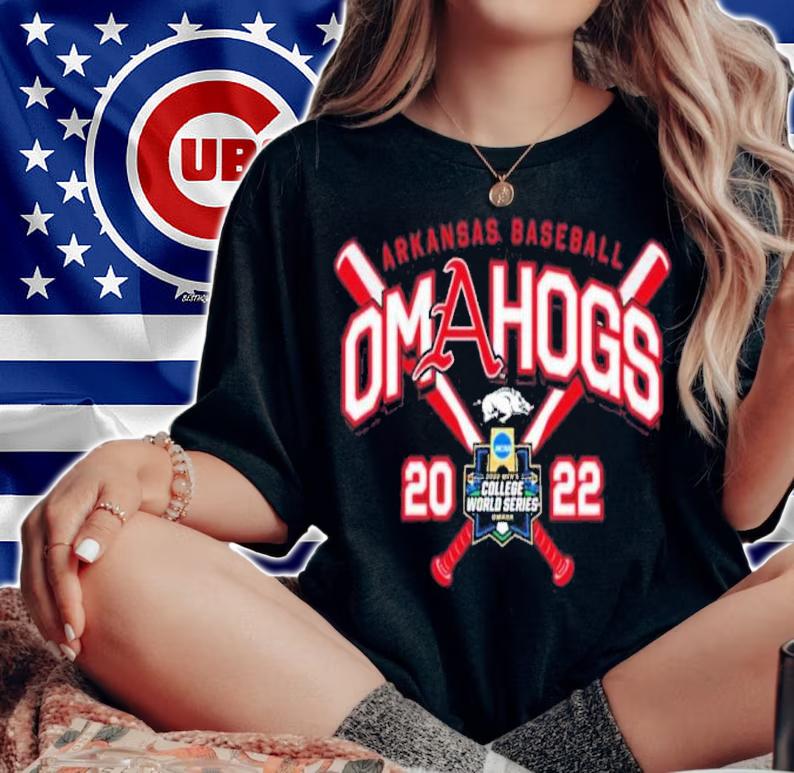 Arkansas Baseball Omahogs Men's College World Series 2022 Shirt t-shirt woman shirt