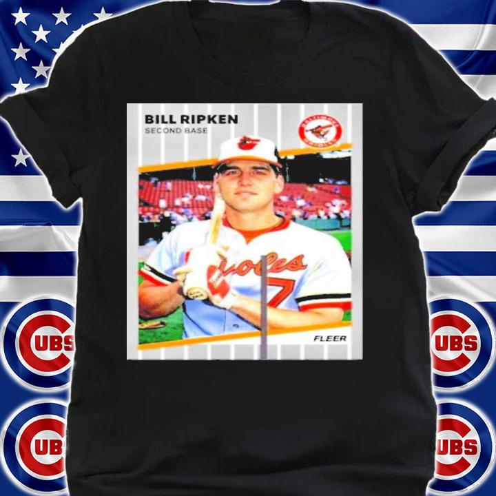 Bill Ripken Second Base Face Card 1989 Fleer T-Shirt t-shirt