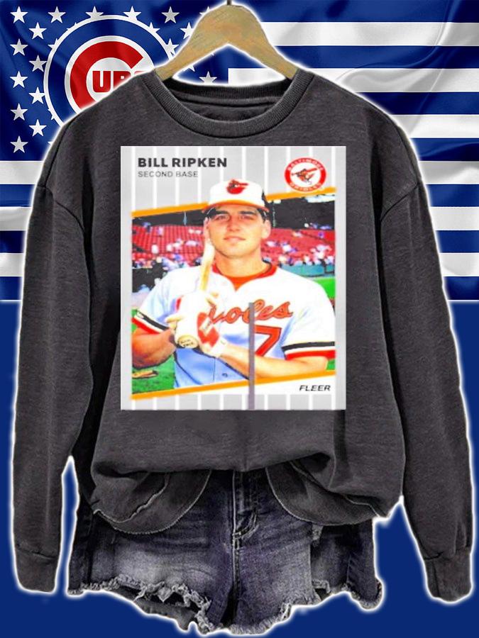 Bill Ripken Second Base Face Card 1989 Fleer T-Shirt t-shirt