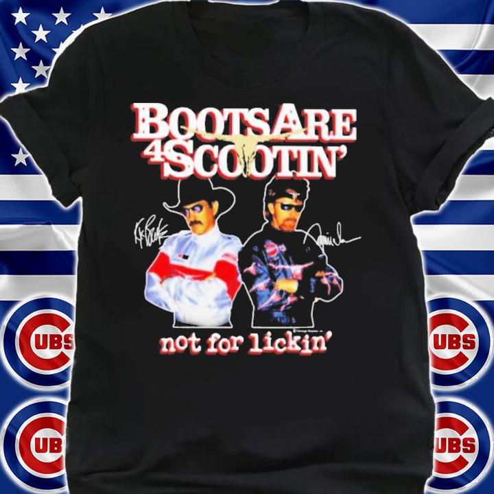 Boots Are 4 Scootin Not For Lickin Teenage Step Dad Threadless T-Shirt t-shirt