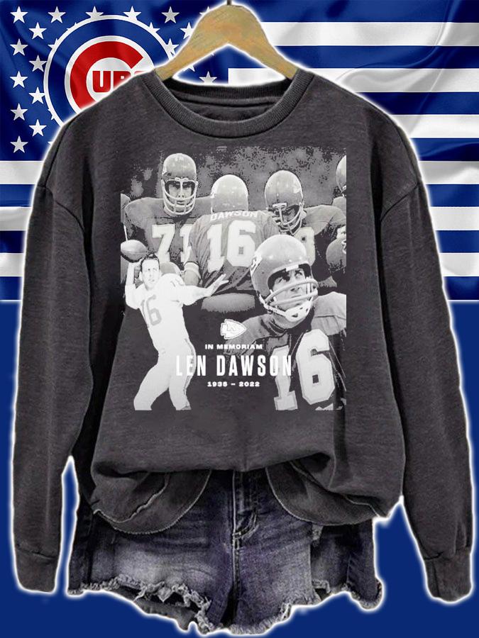 Kansas City Chiefs Legend Never Die In Memoriam Len Dawson 1935-2022 Shirt t-shirt sweatshirt