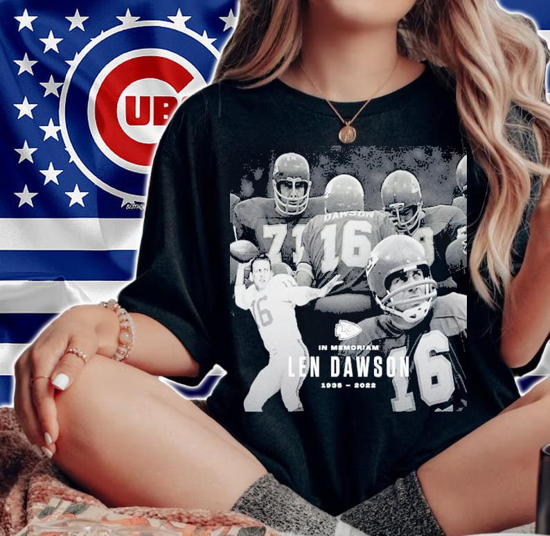 Kansas City Chiefs Legend Never Die In Memoriam Len Dawson 1935-2022 Shirt t-shirt woman shirt