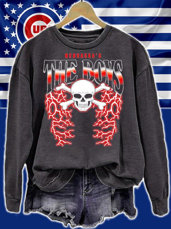 Skull Lightning The Boys Nebraska's Shirt t-shirt