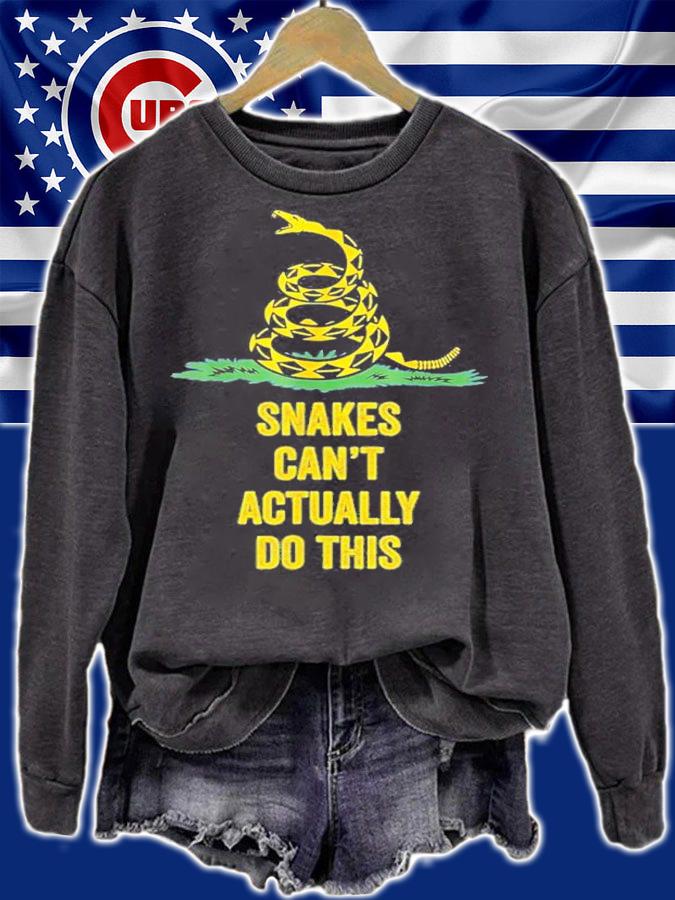 Snakes Can't Actually Do This Shirt t-shirt sweatshirt