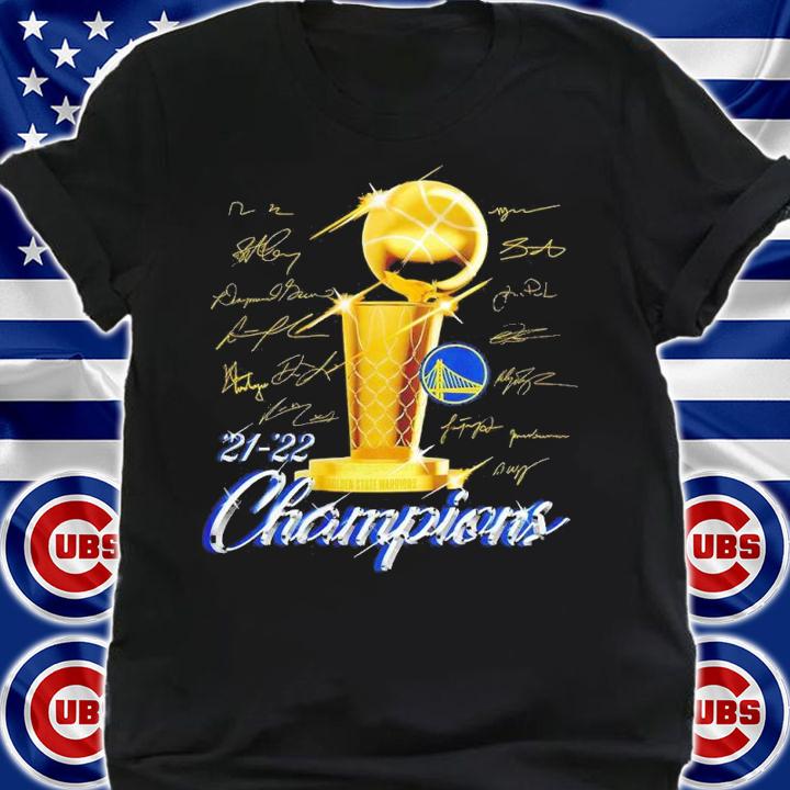 Warriors 2022 Finals Champions Forward Roster Signature Shirt t-shirt shirt