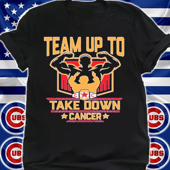 WWE Connor's Cure Team Up To Take Down Cancer shirt t-shirt
