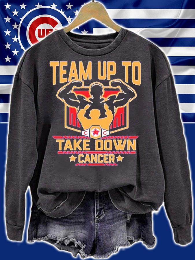 WWE Connor's Cure Team Up To Take Down Cancer shirt t-shirt