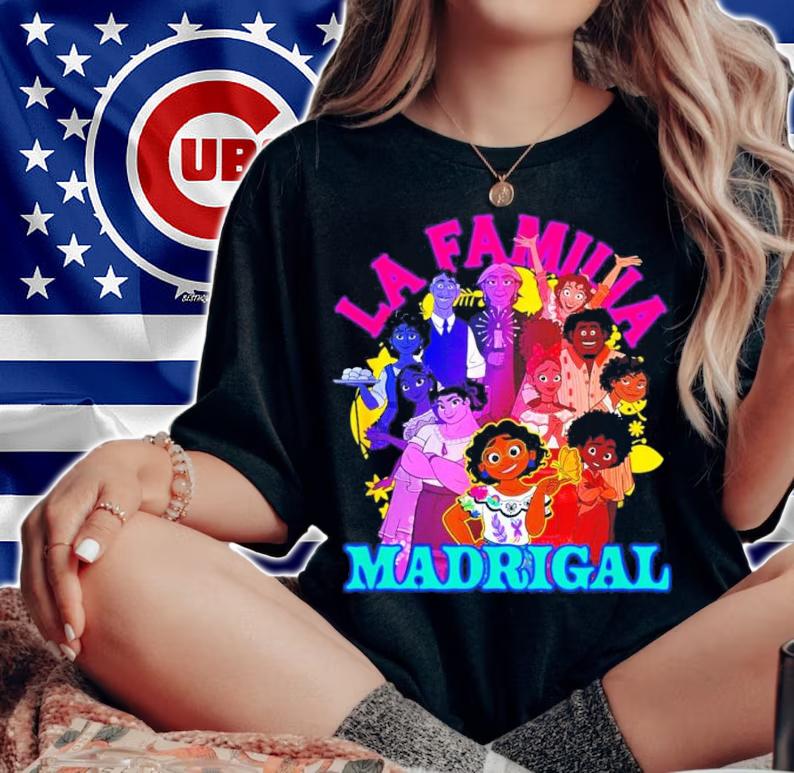 Disney Encanto La Familia Madrigal Group Poster Shirt t-shirt woman shirt