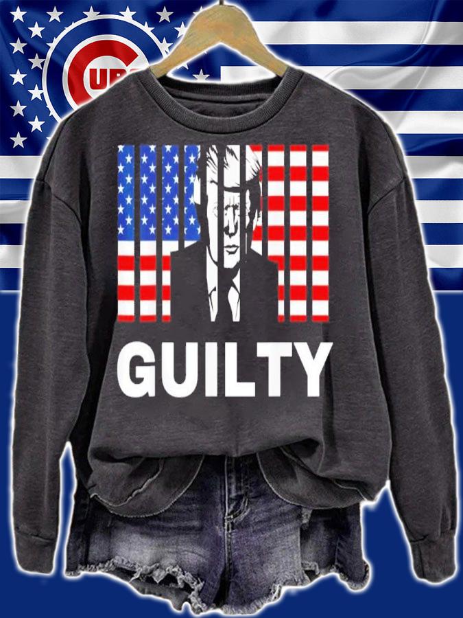 FBI Raids Trump's Mansion Guilty Anti-Trump American Flag Political Shirt t-shirt sweatshirt