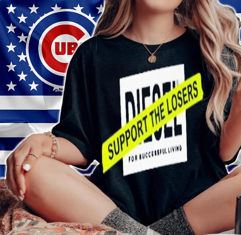 Gimnez Diesel Support The Losers T-Shirt t-shirt woman shirt