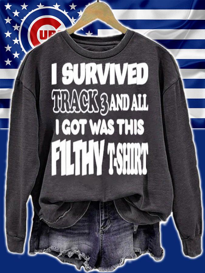 I Survived Track 3 And All I Got Was This F1lthy t-shirt