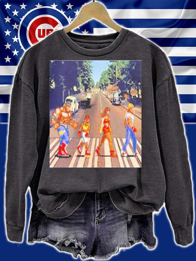 Inspired Streets Of Rage Abbey Road Shirt t-shirt sweatshirt