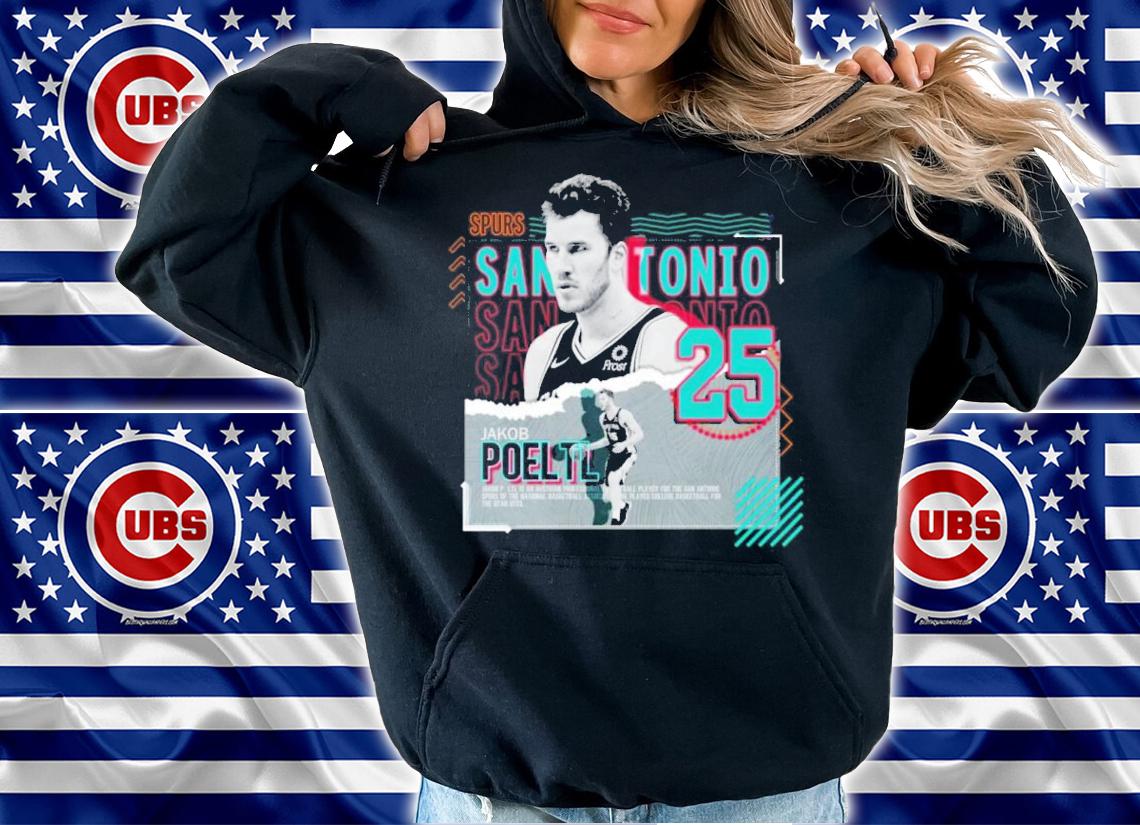 Jakob Poeltl Basketball Paper Poster Spurs Shirt t-shirt hoodie