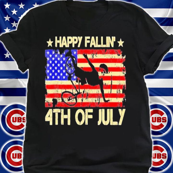 Joe Biden Happy Fallin' Off Bike Biden Bike 4th Of July Shirt t-shirt shirt