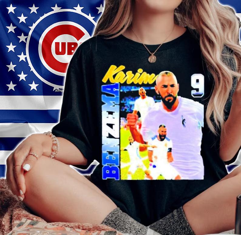 Karim Benzema 9 Real Madrid Shirt t-shirt woman shirt