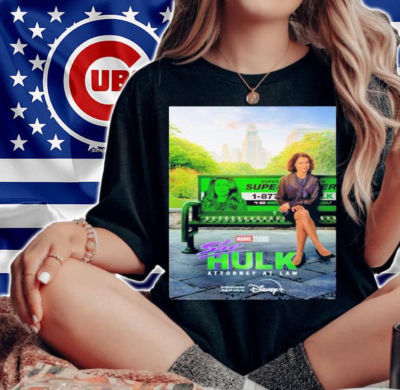 Marvel Studios She Hulk Attorney At Law Poster Logo Shirt t-shirt woman shirt