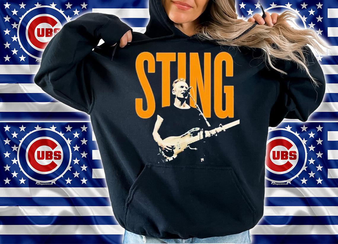 Musician Sting Playing Guitar Vintage T-Shirt t-shirt hoodie