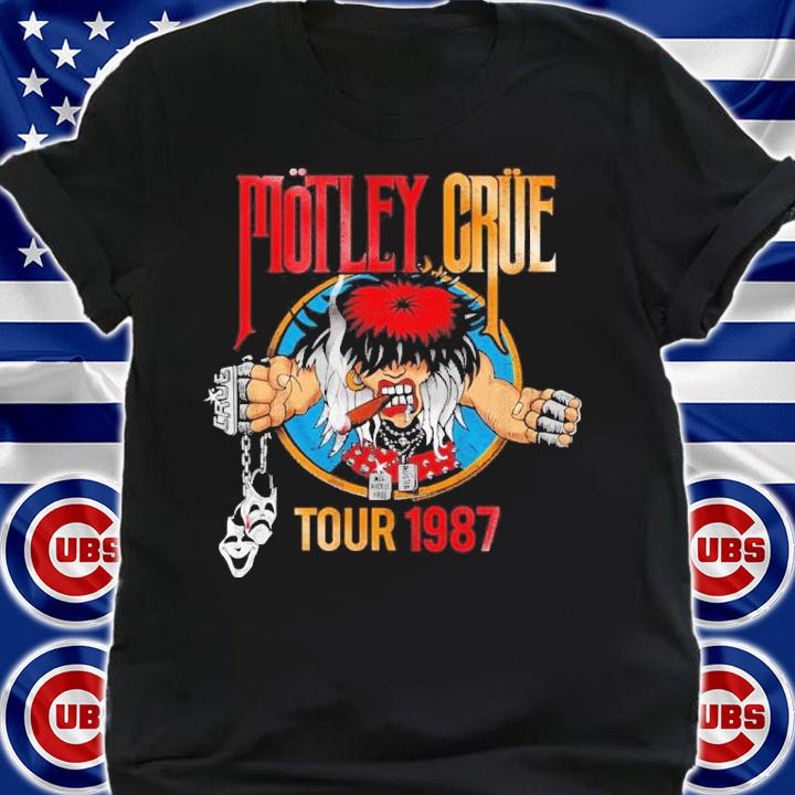 Replicated Motley Crue Tour 1987 Vintage Shirt t-shirt shirt
