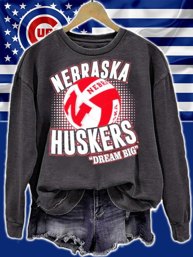 Nebraska Huskies Volleyball Dream Big Shirt t-shirt