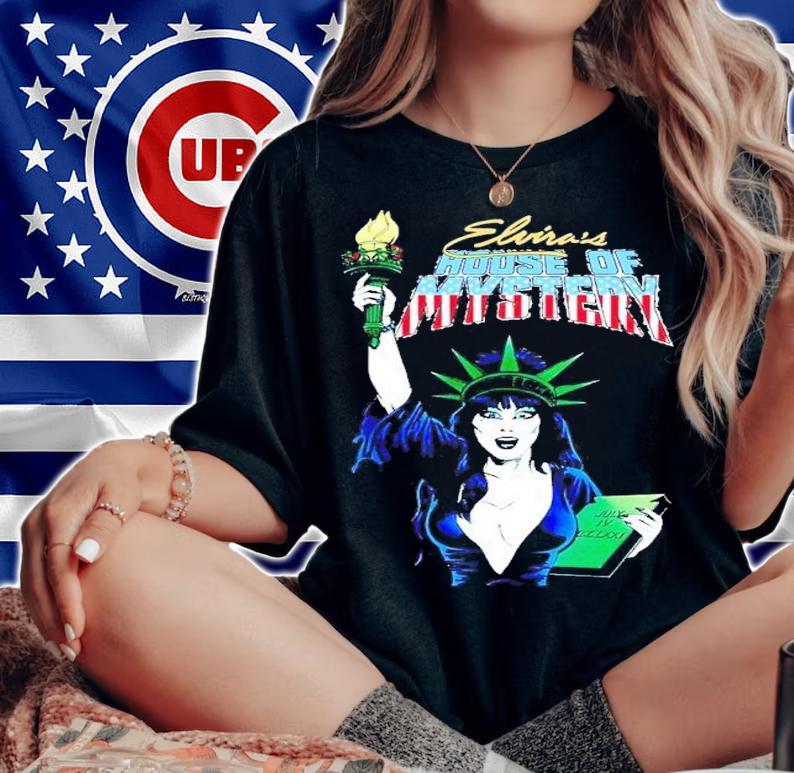 Statue Of Liberty Elvira's House Of Mystery Shirt t-shirt woman shirt