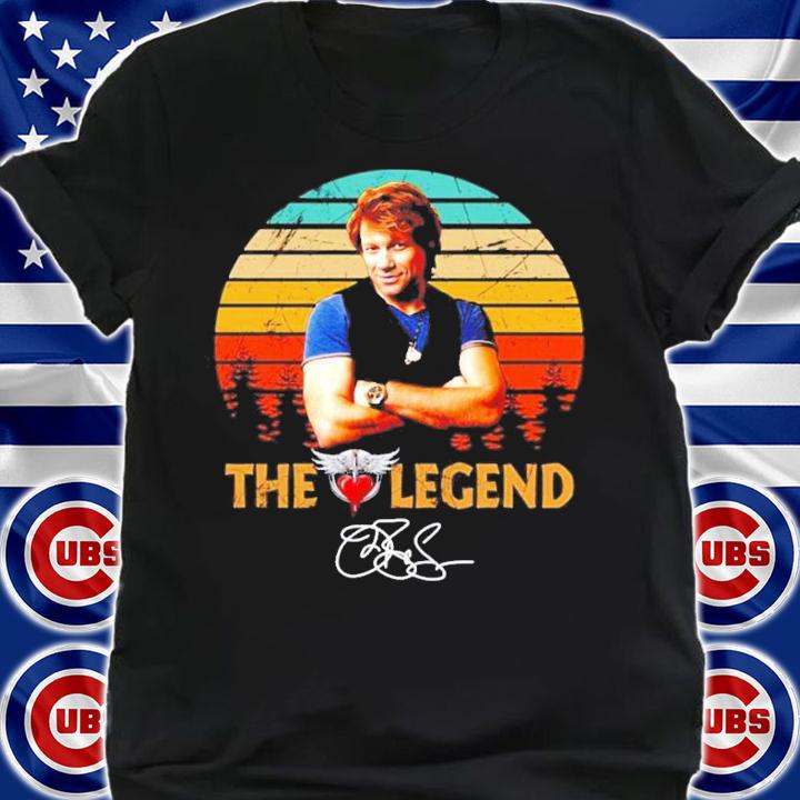 The Legend Wanted Dead Or Alive Bon Jovi Signature T-Shirt t-shirt shirt