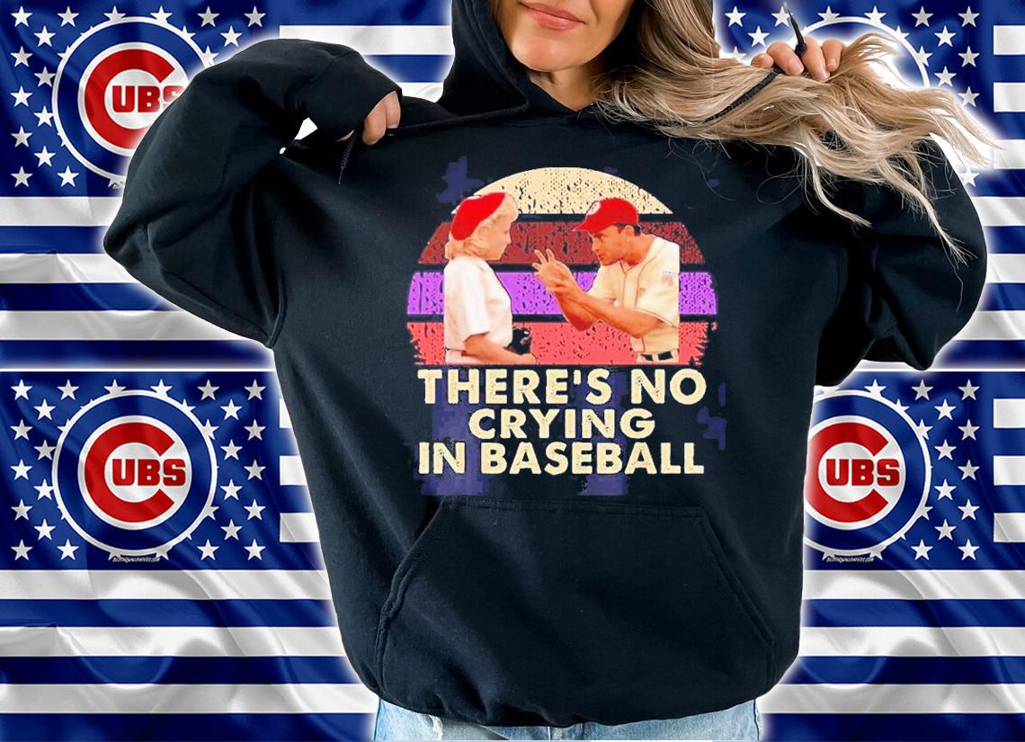 There's No Crying In Baseball Vintage Shirt t-shirt