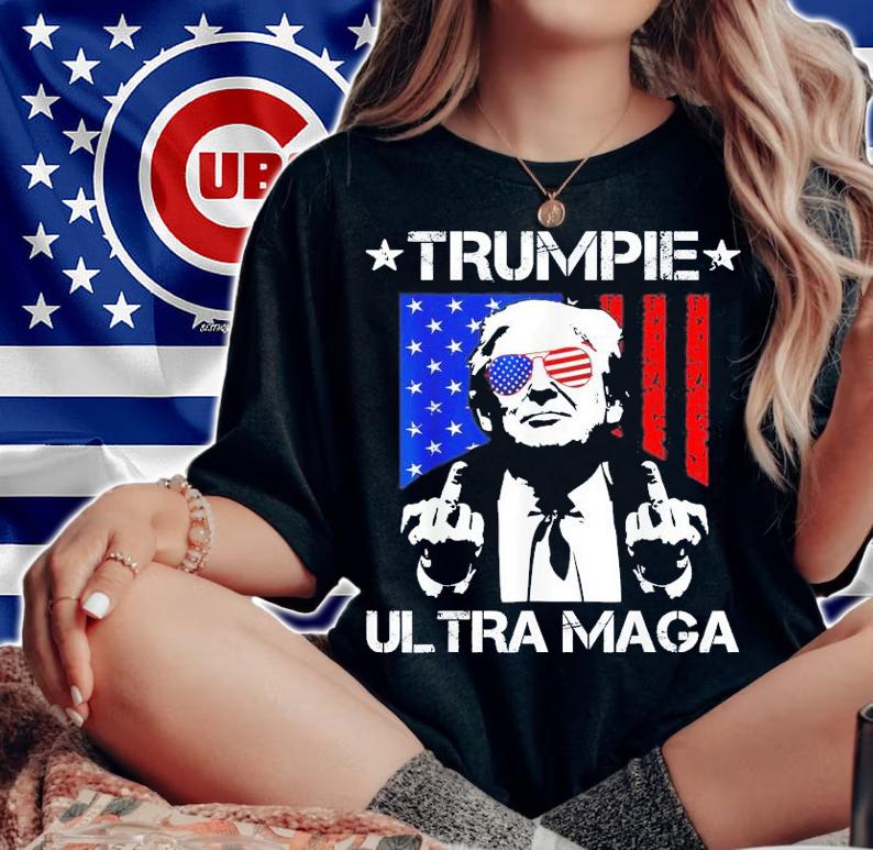 Trumpie Ultra Maga Trump 2024 Flag T-Shirt t-shirt