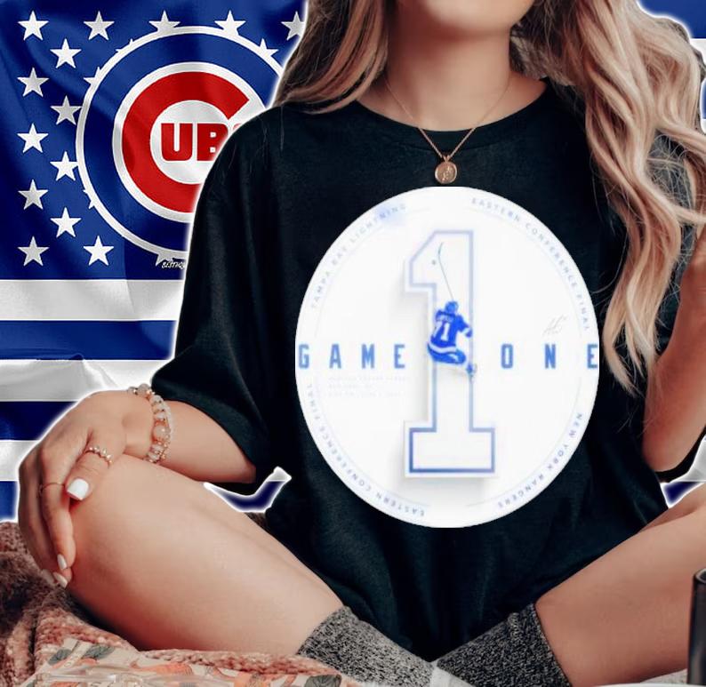 Tampa Bay Lightning Vs New York Rangers Game One Stanley Cup Playoff 2022 Shirt t-shirt woman shirt
