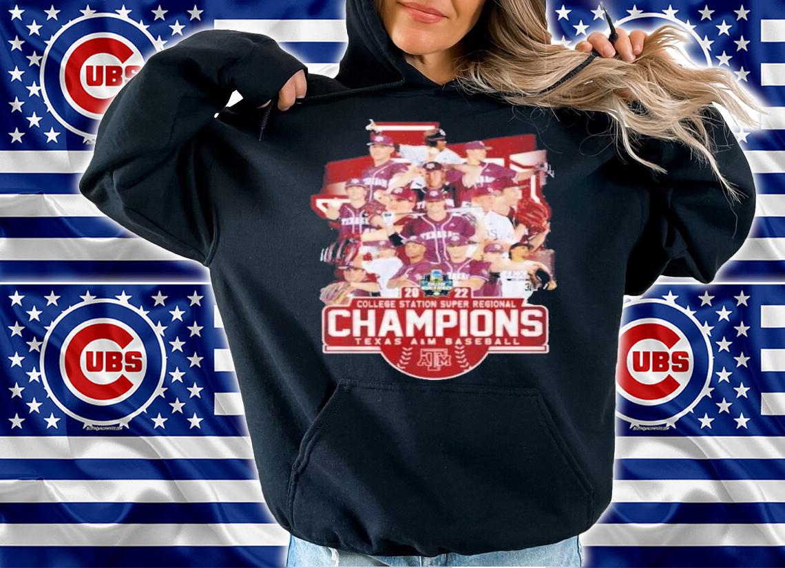 Texas A&M Baseball 2022 College Station Super Regional Champions Shirt t-shirt