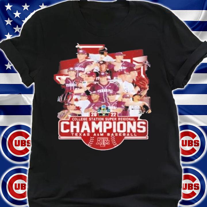 Texas A&M Baseball 2022 College Station Super Regional Champions Shirt t-shirt
