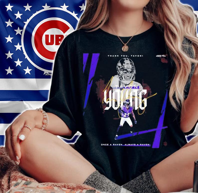 Thank You Tavon Young Baltimore Ravens Once A Raven Always A Ravens Shirt t-shirt