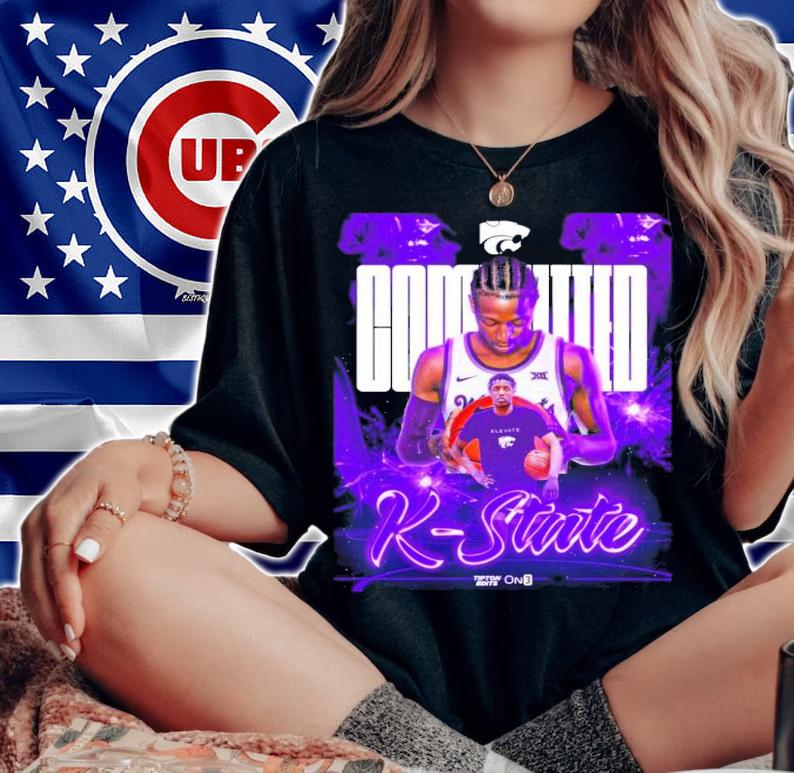 Tipton Edits K-State On3 Eight Poster Shirt t-shirt woman shirt