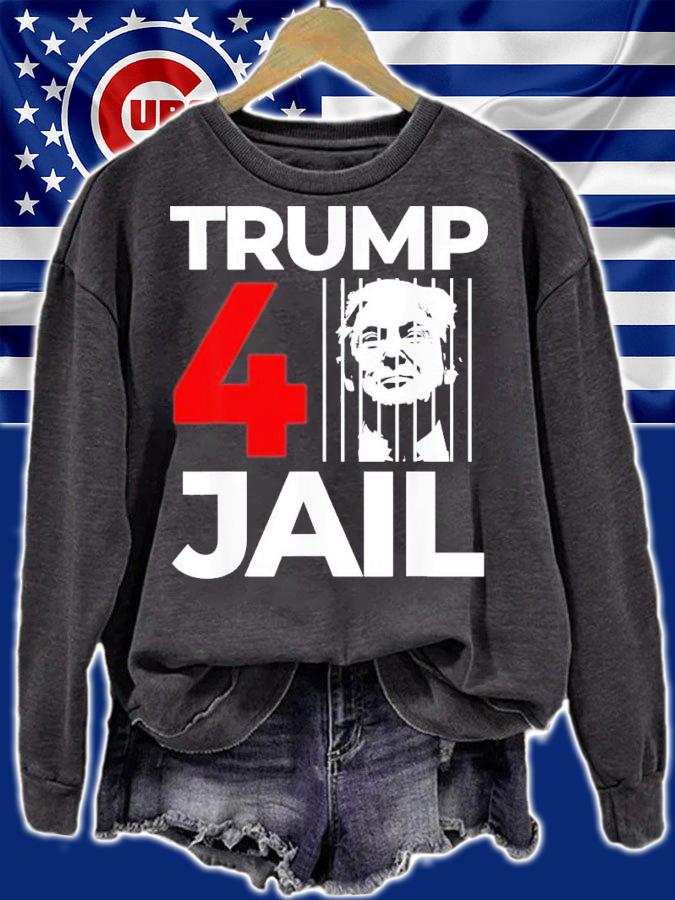 Trump 4 Jail FBI Searches Trump's House Prison Trump For Prison T-Shirt t-shirt sweatshirt