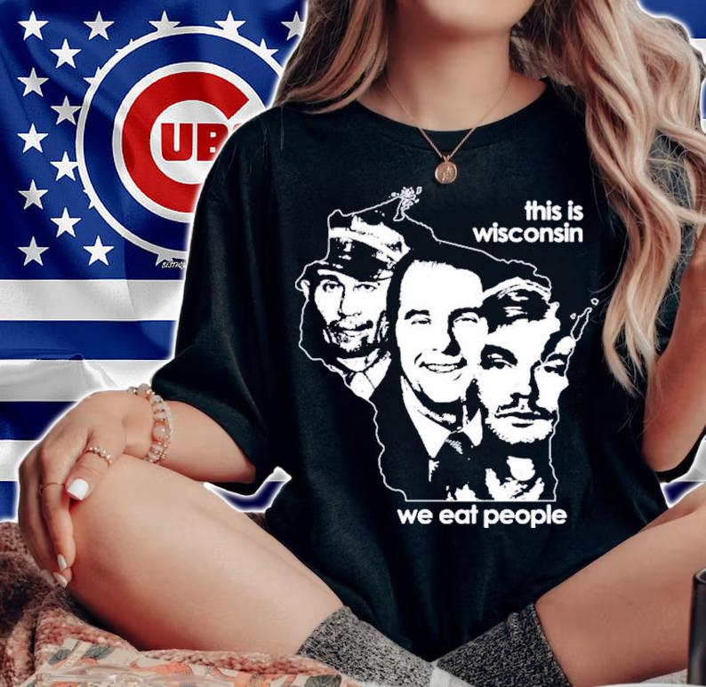 Walking Dead Massive Mag This Is Wisconsin We Eat People T-Shirt t-shirt woman shirt