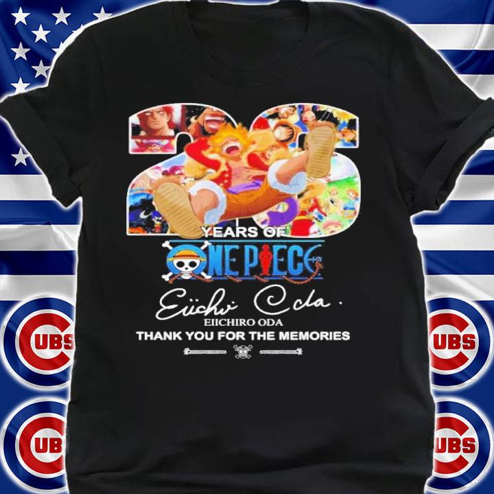 26 Years Of One Piece Eiichiro Oda Thank You For The Memories Shirt t-shirt shirt