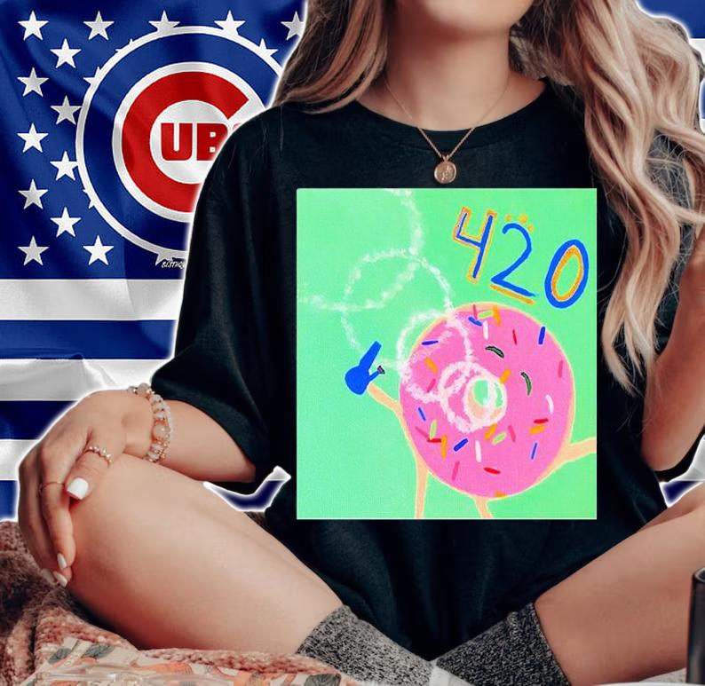 420 Large Donut Classic T-Shirt t-shirt woman shirt