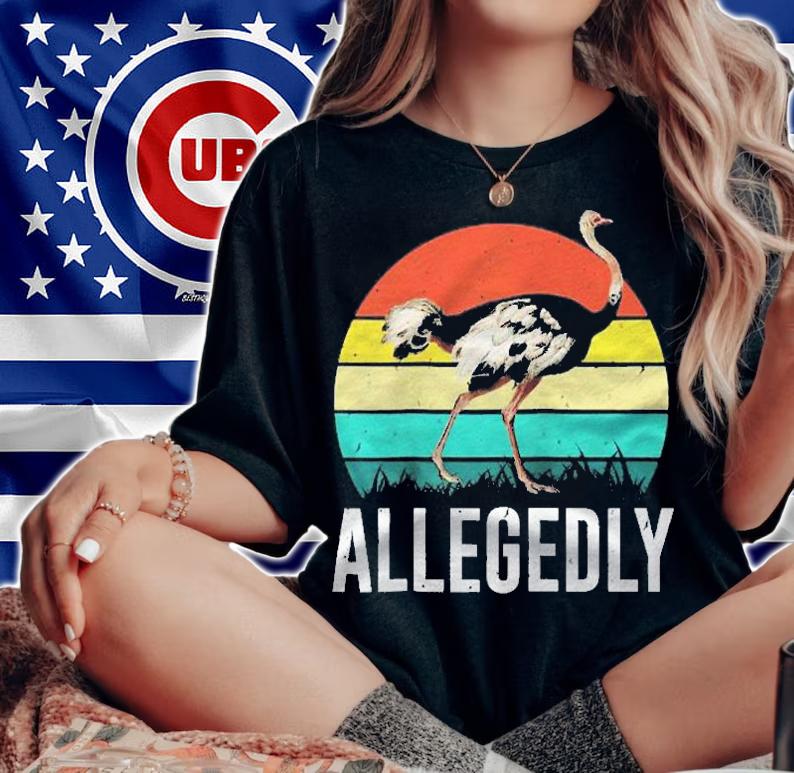 Allegedly Retro Vintage Raglan Baseball Shirt t-shirt woman shirt