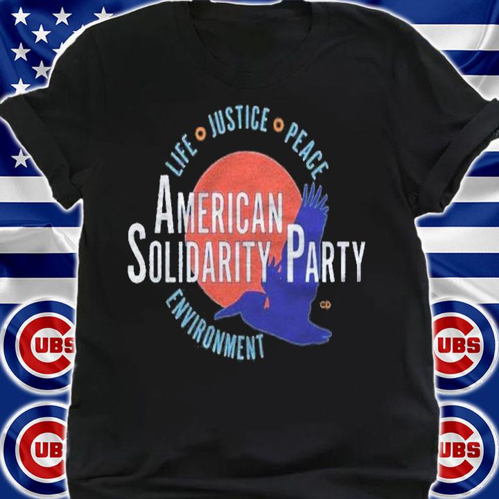 American Solidarity Party Logo Distressed Shirt t-shirt shirt