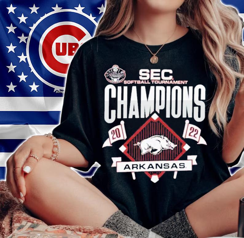 Arkansas Razorbacks SEC Softball Conference Tournament Champions 2022 Shirt t-shirt woman shirt
