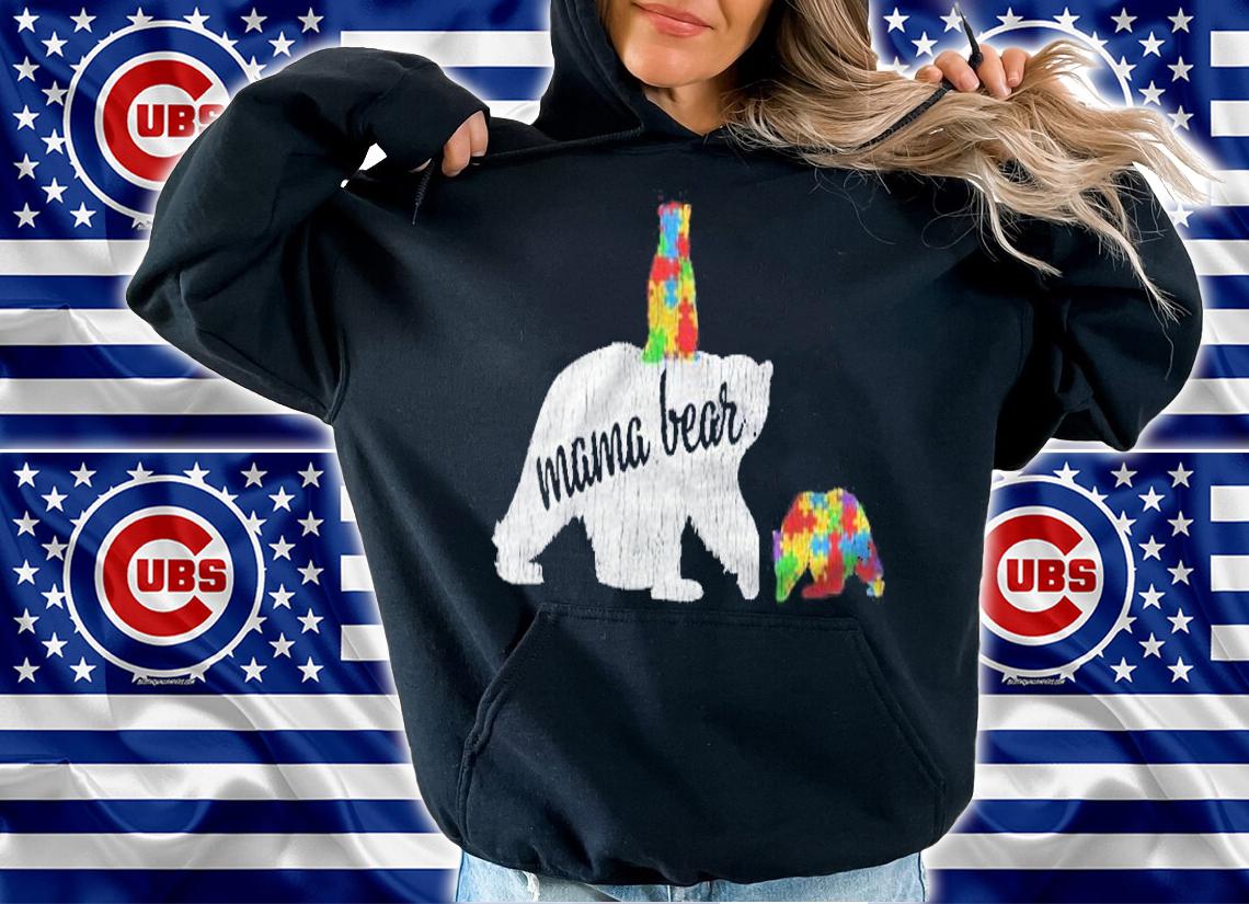 Autism Awareness Mama Bear Autistic Kids Awareness Mom Gift shirt t-shirt hoodie