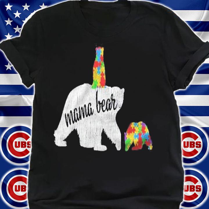 Autism Awareness Mama Bear Autistic Kids Awareness Mom Gift shirt t-shirt shirt