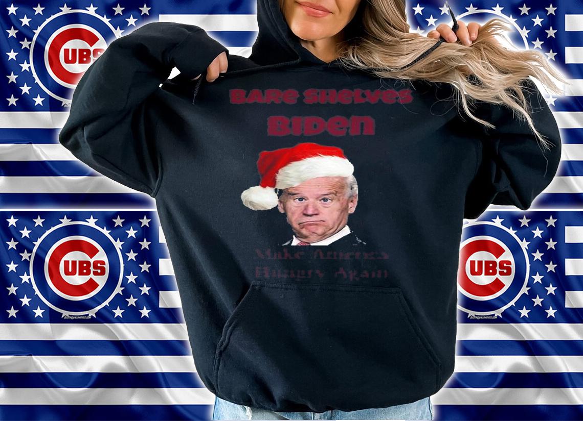 Bare Shelves Biden Make America Hungry Again Joe Biden Christmas Holiday T-Shirt t-shirt