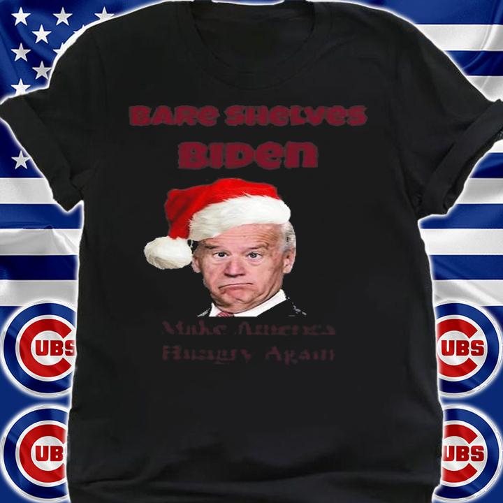 Bare Shelves Biden Make America Hungry Again Joe Biden Christmas Holiday T-Shirt t-shirt