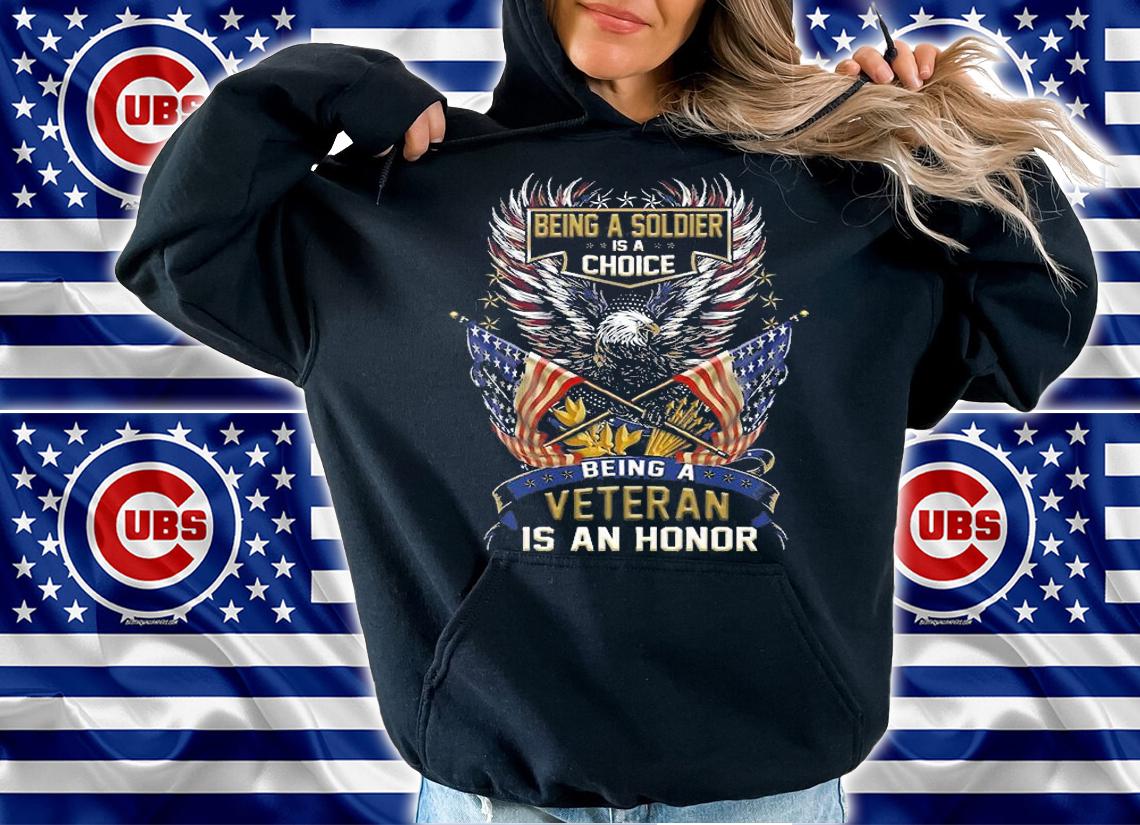 Being A Soldier Is A Choice, Being A Veteran Eagle Vintage T-Shirt t-shirt hoodie