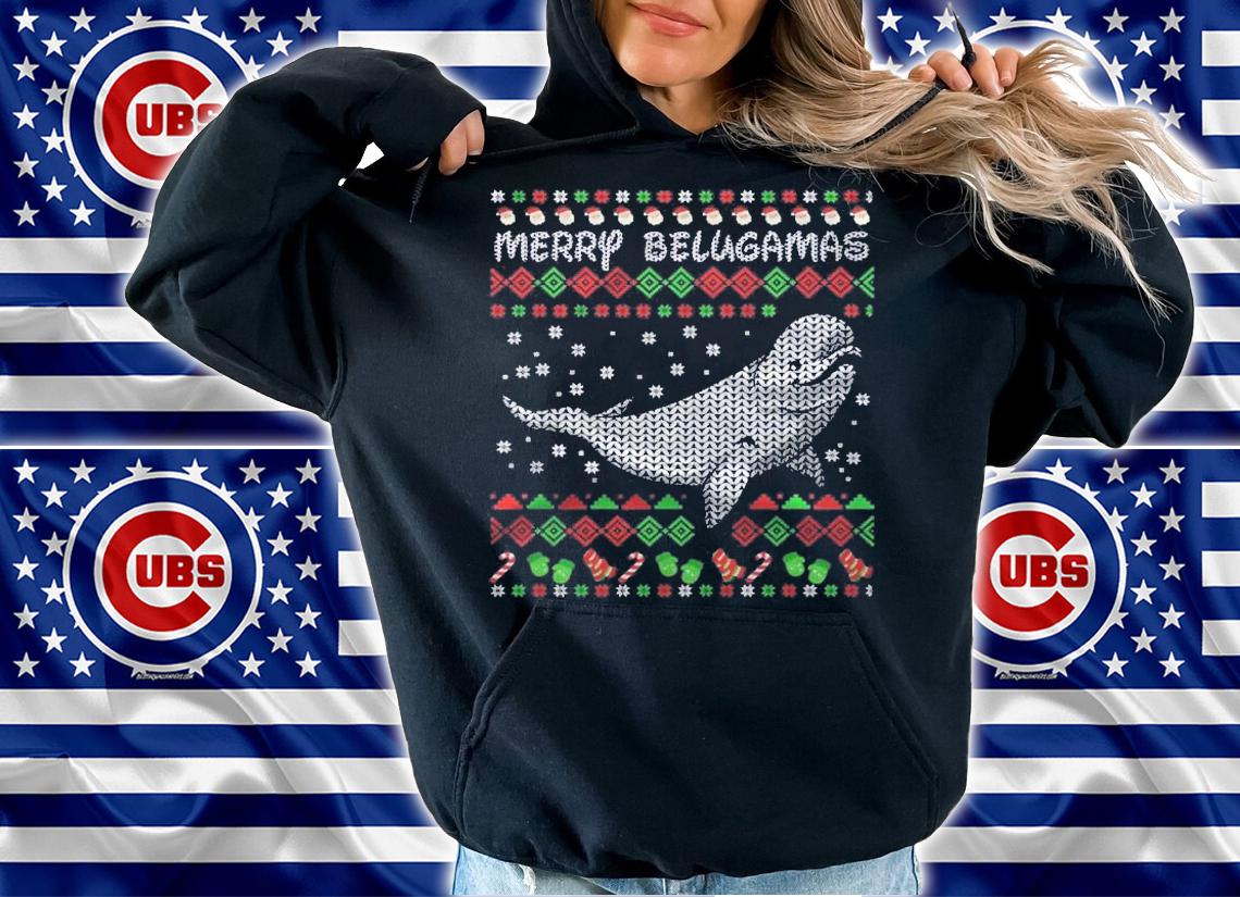 Beluga Whale Ugly Christmas Whales Shirt t-shirt hoodie