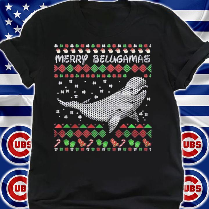Beluga Whale Ugly Christmas Whales Shirt t-shirt shirt