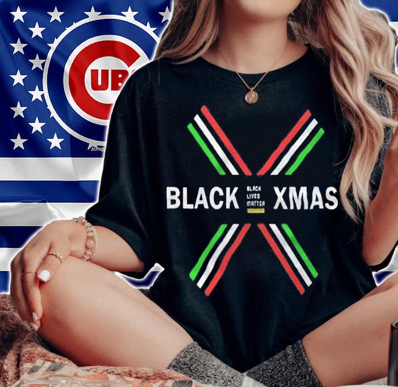 Black Lives Matter Black Xmas T-shirt t-shirt