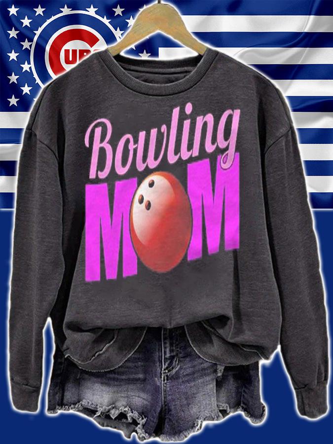 Bowling Mom Tshirt Funny Gift For Bowlers Shirt t-shirt sweatshirt