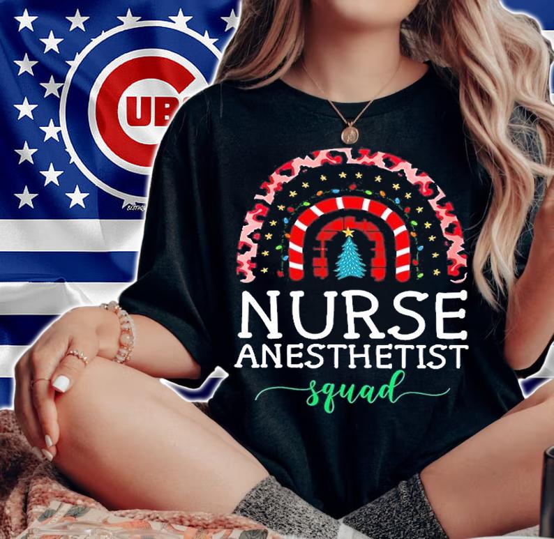 Boho Anesthesia Leopard Rainbow Nurse Squad T-Shirt t-shirt woman shirt